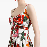 Dolce & Gabbana Floral-print Midi Dress