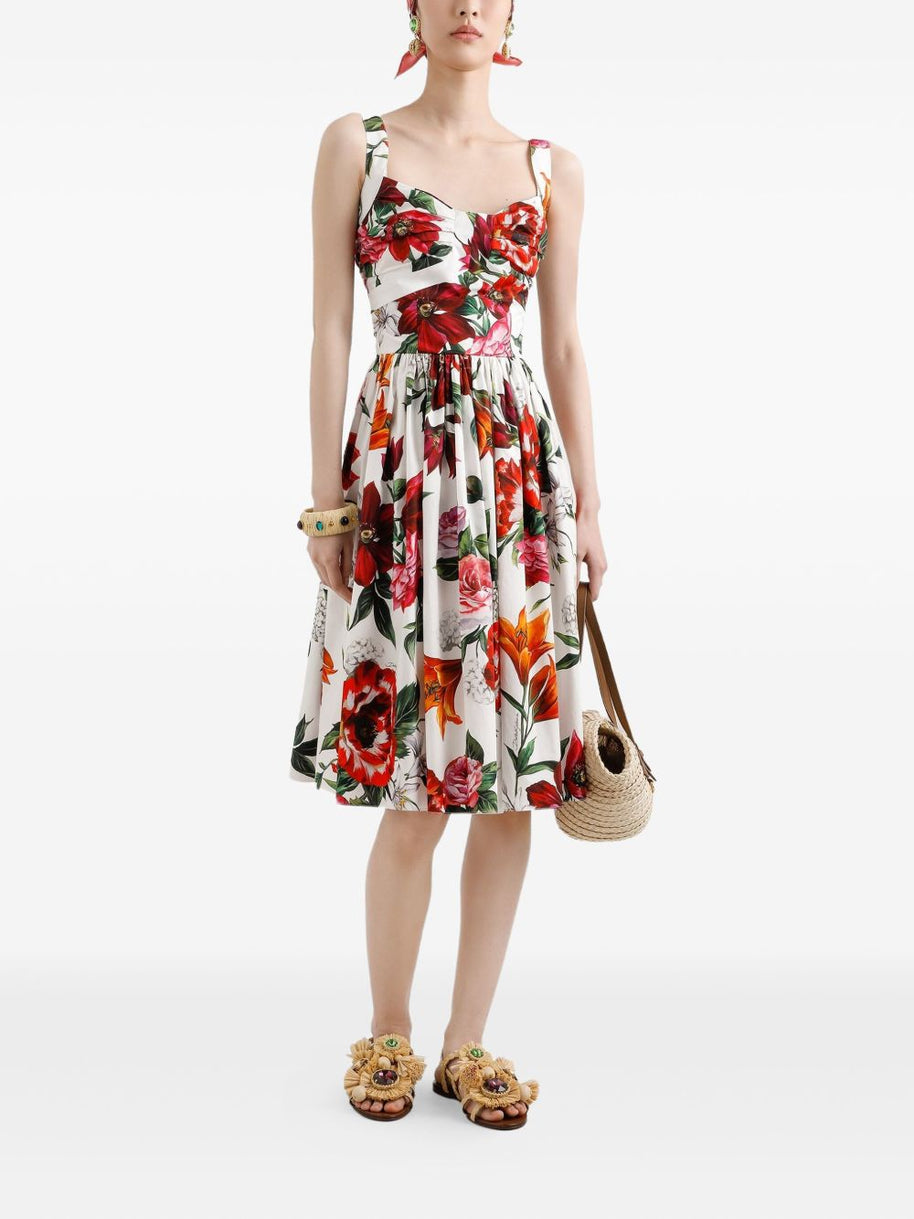 Dolce & Gabbana Floral-print Midi Dress