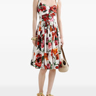Dolce & Gabbana Floral-print Midi Dress