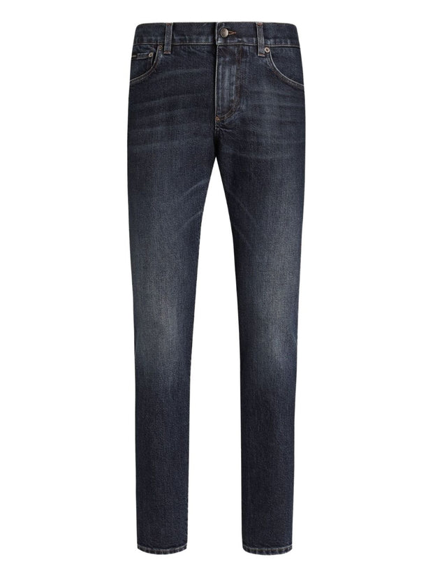 Dolce & Gabbana Denim Cotton Jeans - Blue