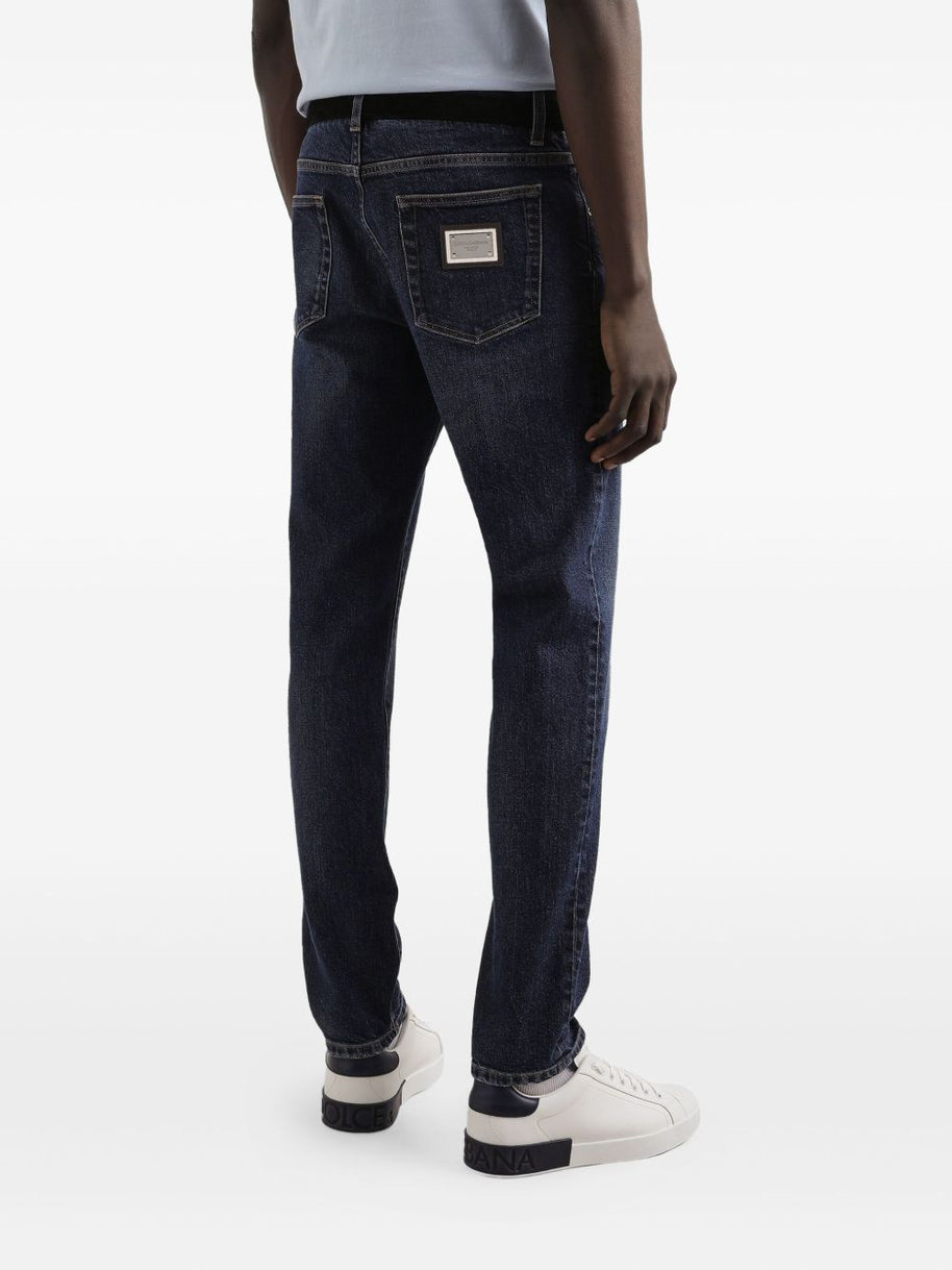 Dolce & Gabbana Denim Cotton Jeans - Blue