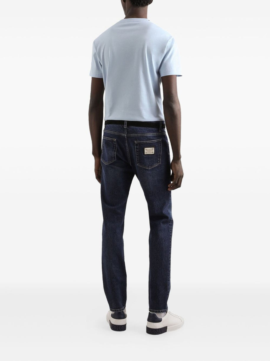 Dolce & Gabbana Denim Cotton Jeans - Blue