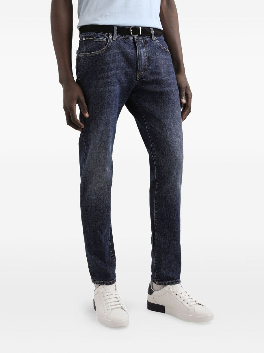 Dolce & Gabbana Denim Cotton Jeans - Blue