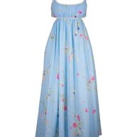 Zimmermann Lucky Printed Cotton Maxi Dress - Clear Blue