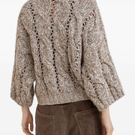 Brunello Cucinelli Wool And Cashmere Cardigan - Beige