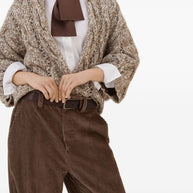 Brunello Cucinelli Wool And Cashmere Cardigan - Beige