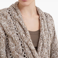 Brunello Cucinelli Wool And Cashmere Cardigan - Beige