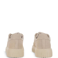 HOGAN PRE H-Stripes Leather Sneakers - Beige