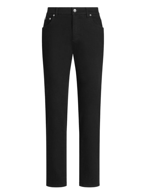 Dolce & Gabbana Denim Cotton Jeans - Black