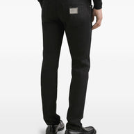 Dolce & Gabbana Denim Cotton Jeans - Black