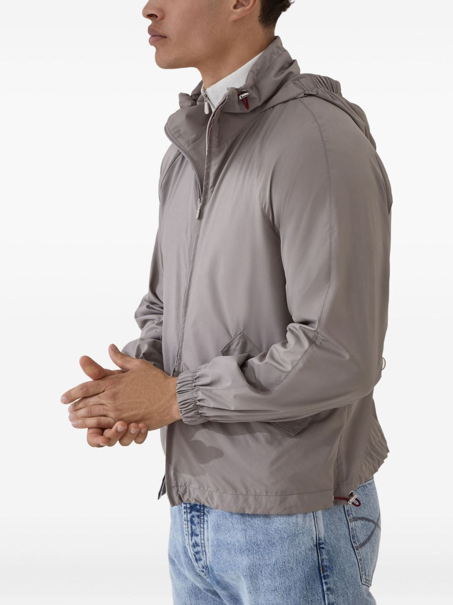 Brunello Cucinelli Water Resistant Blouson Jacket - Dove Grey
