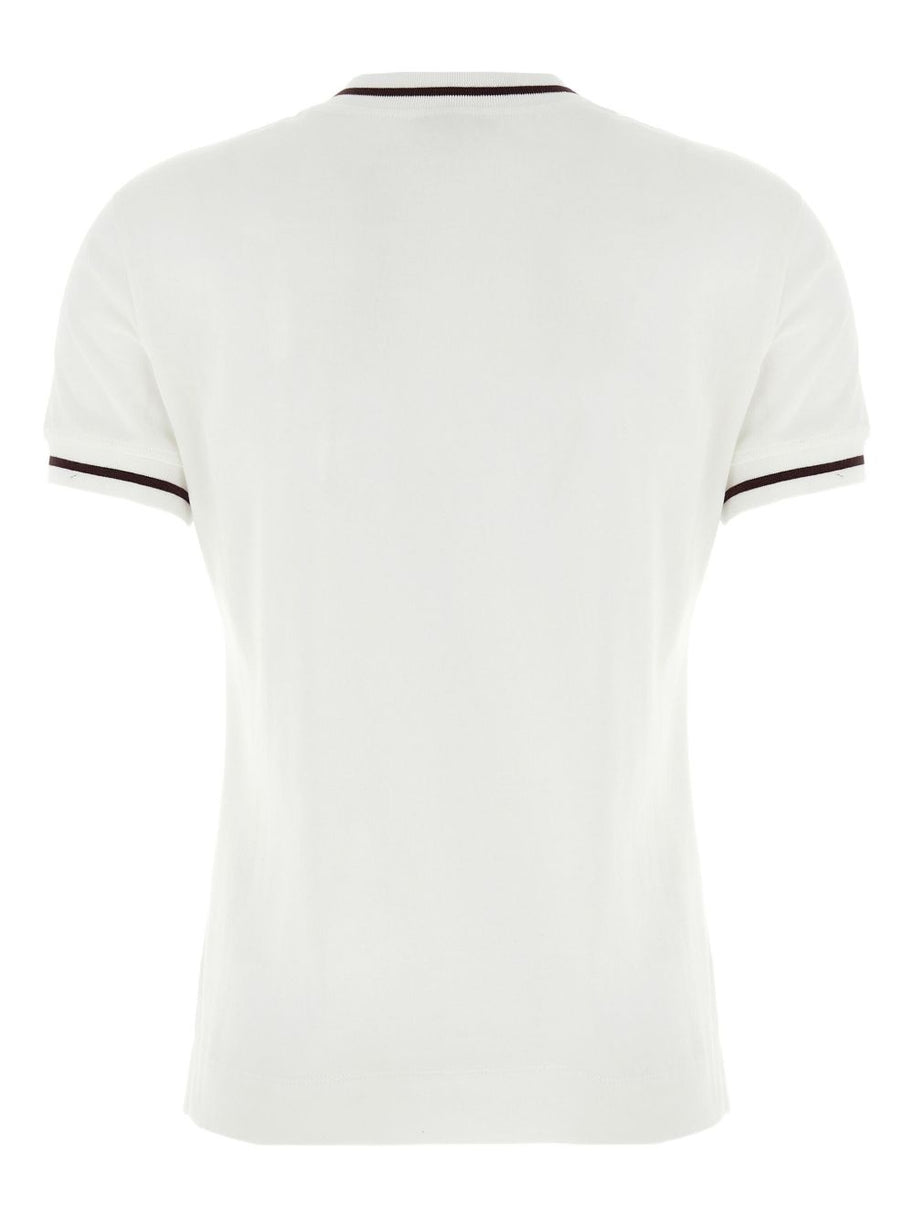 Brunello Cucinelli Logo Cotton T-shirt - White