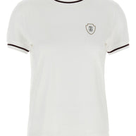 Brunello Cucinelli Logo Cotton T-shirt - White