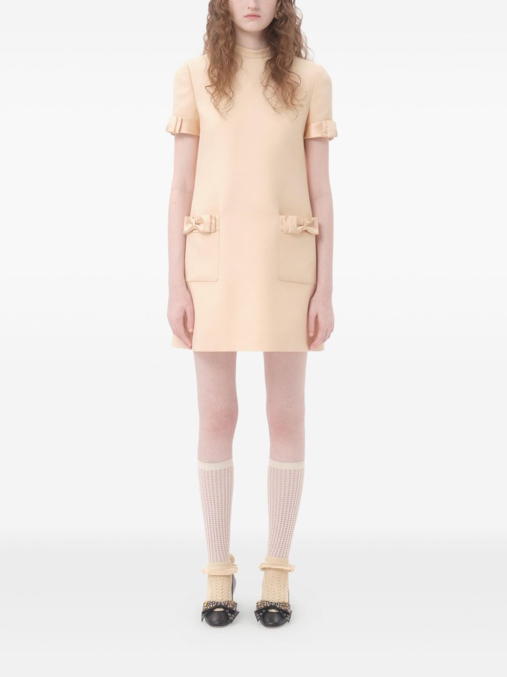Valentino Short Crepe Couture Dress