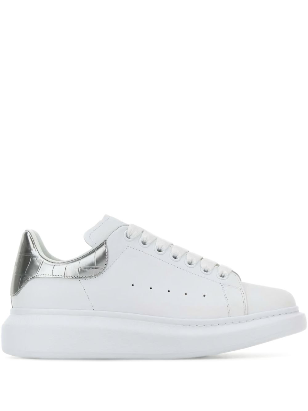 Alexander McQueen Oversized Sneakers Silver