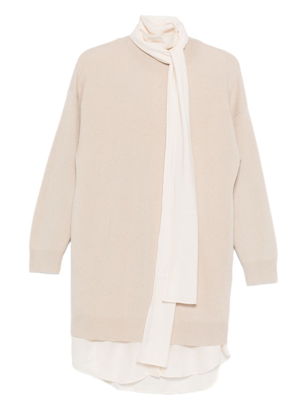 Brunello Cucinelli Cashmere Short Dress - Beige