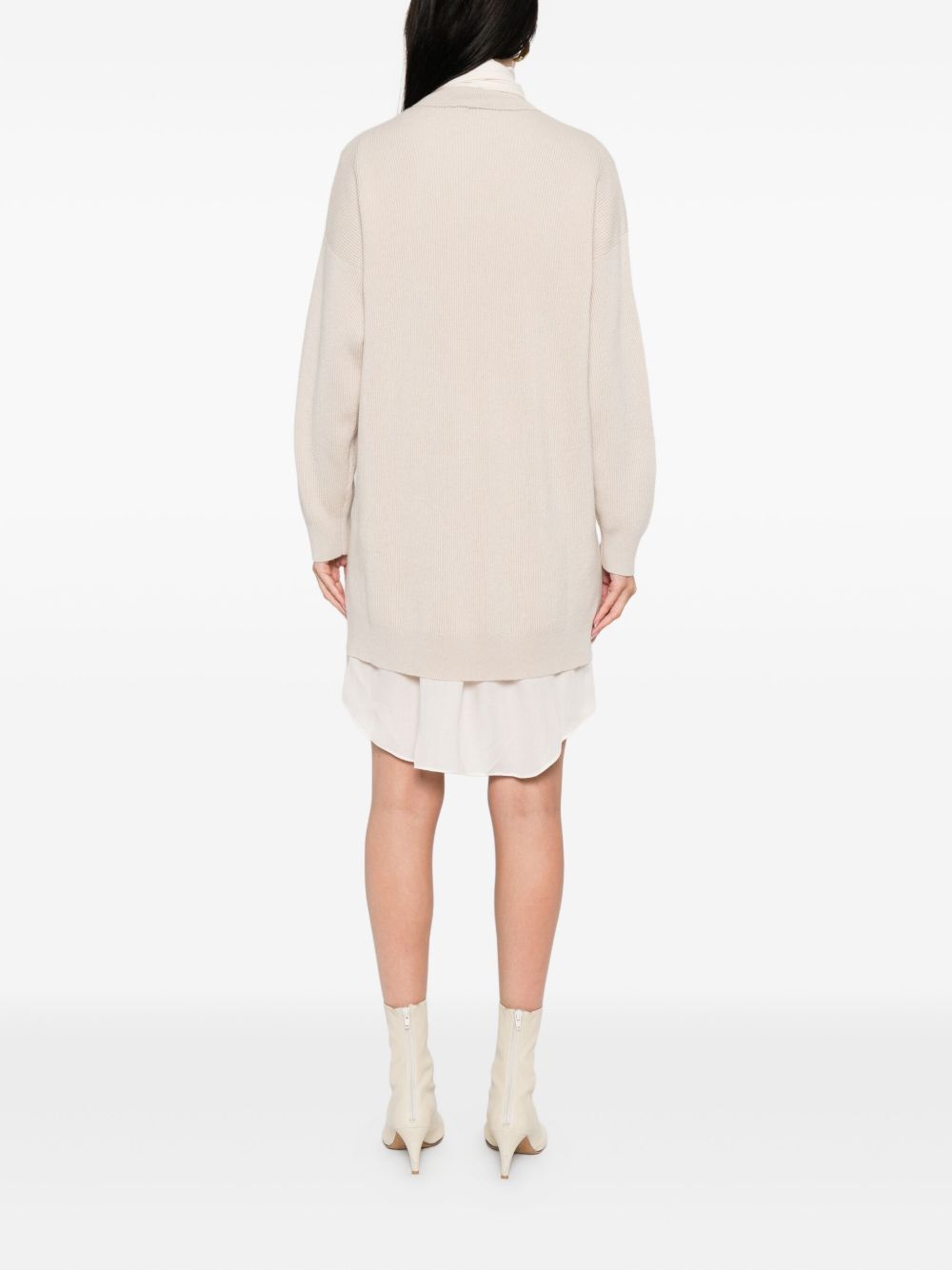 Brunello Cucinelli Cashmere Short Dress - Beige