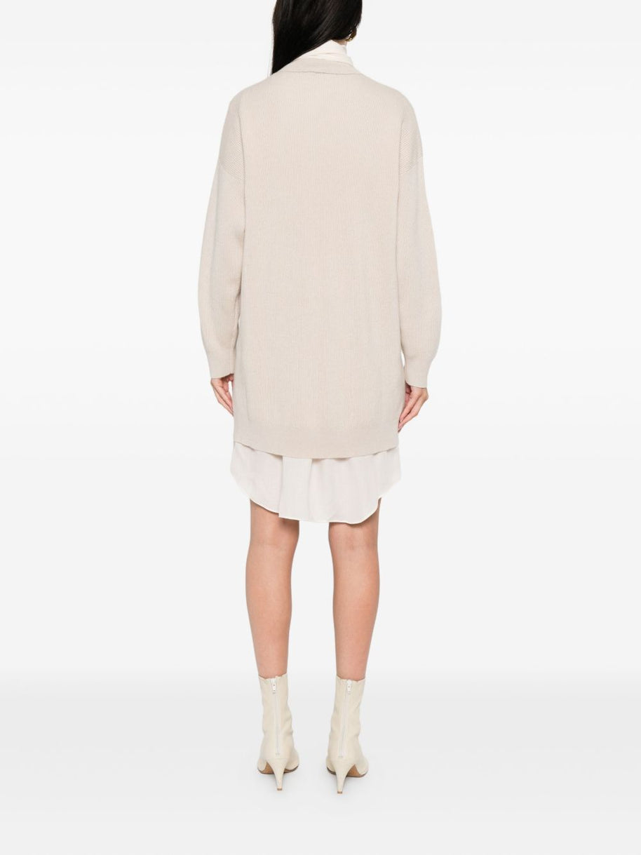 Brunello Cucinelli Cashmere Short Dress - Beige