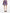 Dolce & Gabbana Maiolica Print Cotton Skirt Purple
