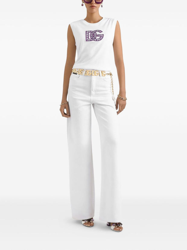 Dolce & Gabbana Logo Cotton T-shirt - White