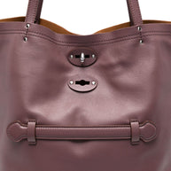 Zanellato A'Spasso Saeta Medium Leather Tote Bag - Red