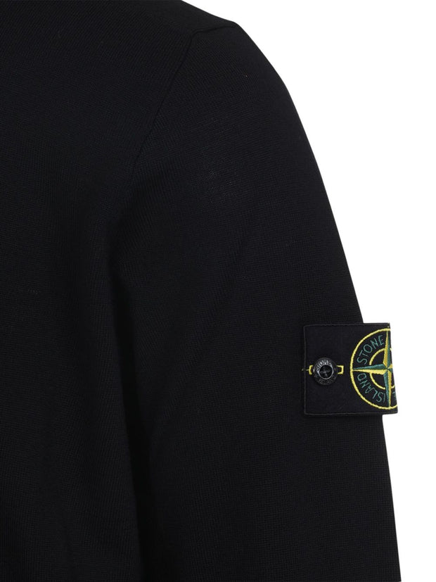 Stone Island Wool Sweater - Black