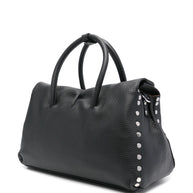 Zanellato Dotta Centauro XL Leather Handbag - Black