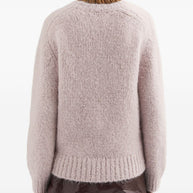 JIL SANDER PLUS Wool Crewneck Sweater - Pink