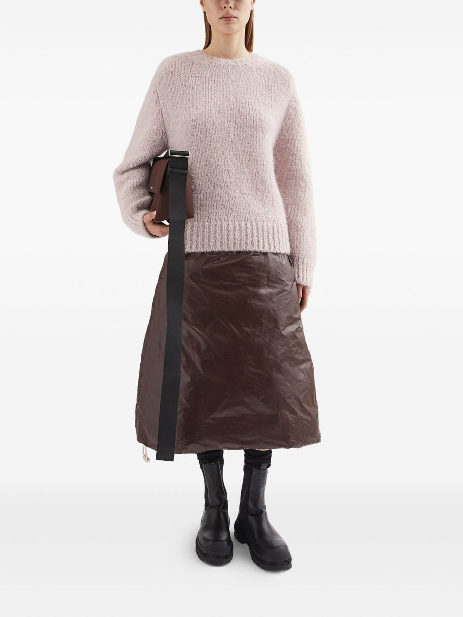JIL SANDER PLUS Wool Crewneck Sweater - Pink