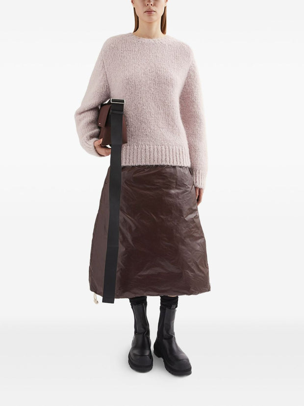 JIL SANDER PLUS Wool Crewneck Sweater - Pink