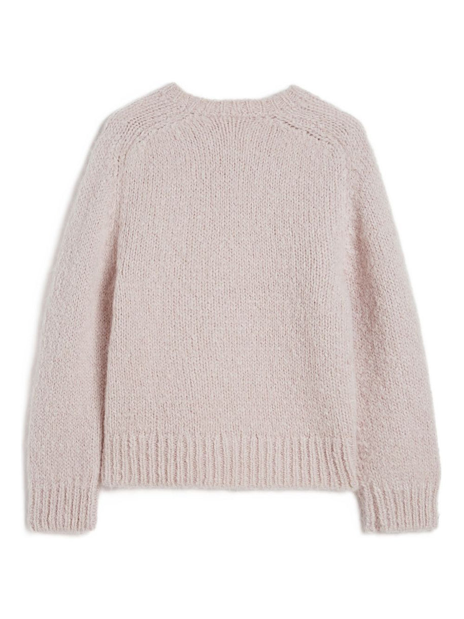 JIL SANDER PLUS Wool Crewneck Sweater - Pink