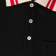 Valentino VLogo Signature Cotton Polo Shirt - Black