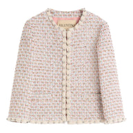 Valentino Tweed Short Jacket - MultiColour