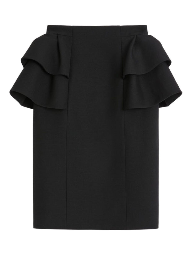 Valentino Crepe Couture Midi Skirt