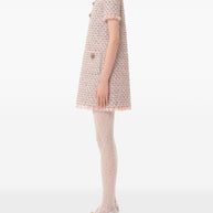 Valentino Tweed Short Dress - MultiColour