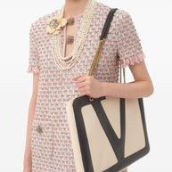 Valentino Tweed Short Dress - MultiColour