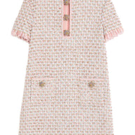 Valentino Tweed Short Dress - MultiColour