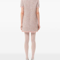 Valentino Tweed Short Dress - MultiColour