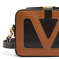 Valentino Garavani Viva Superstar Leather Camera Bag - Black