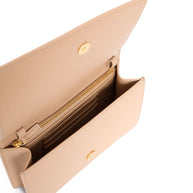 Valentino Garavani VLogo Signature Leather Mini Bag - Powder