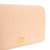 Valentino Garavani VLogo Signature Leather Mini Bag - Powder