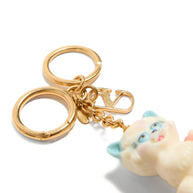 Valentino Garavani Le Chat De La Maison Keyring - Golden