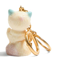 Valentino Garavani Le Chat De La Maison Keyring - Golden