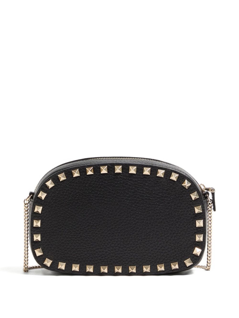 Valentino Garavani Mini Rockstud Shoulder Bag In Grainy Calfskin