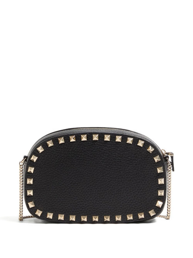 Valentino Garavani Rockstud Leather Mini Bag - Black