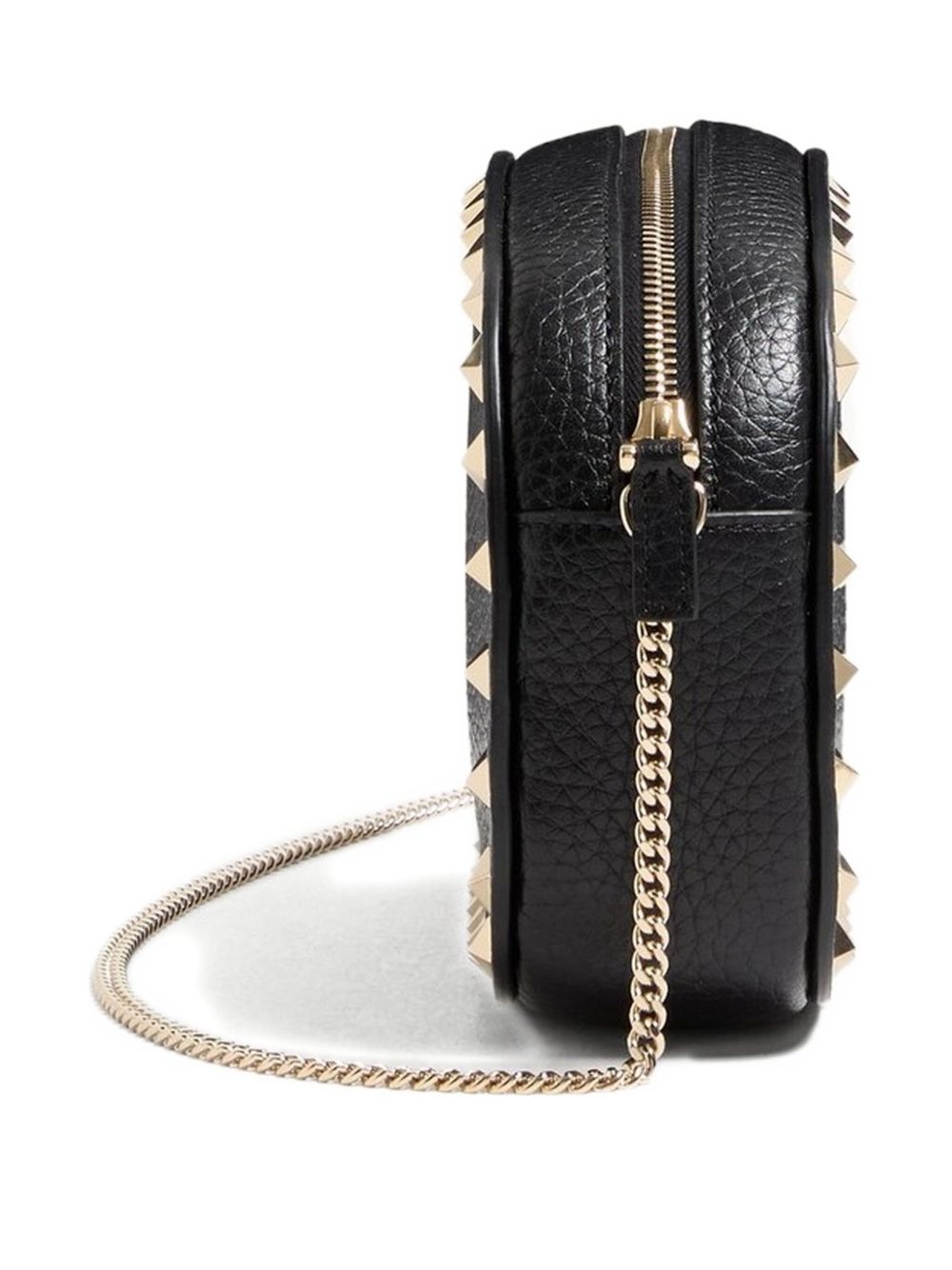Valentino Garavani Mini Rockstud Shoulder Bag In Grainy Calfskin