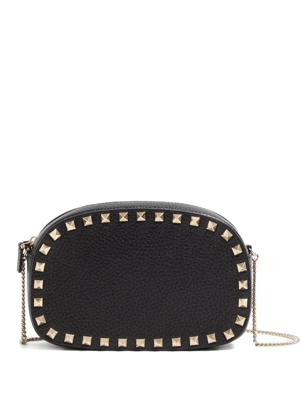 Valentino Garavani Mini Rockstud Shoulder Bag In Grainy Calfskin