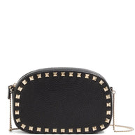 Valentino Garavani Rockstud Leather Mini Bag - Black