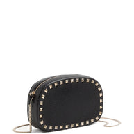 Valentino Garavani Rockstud Leather Mini Bag - Black