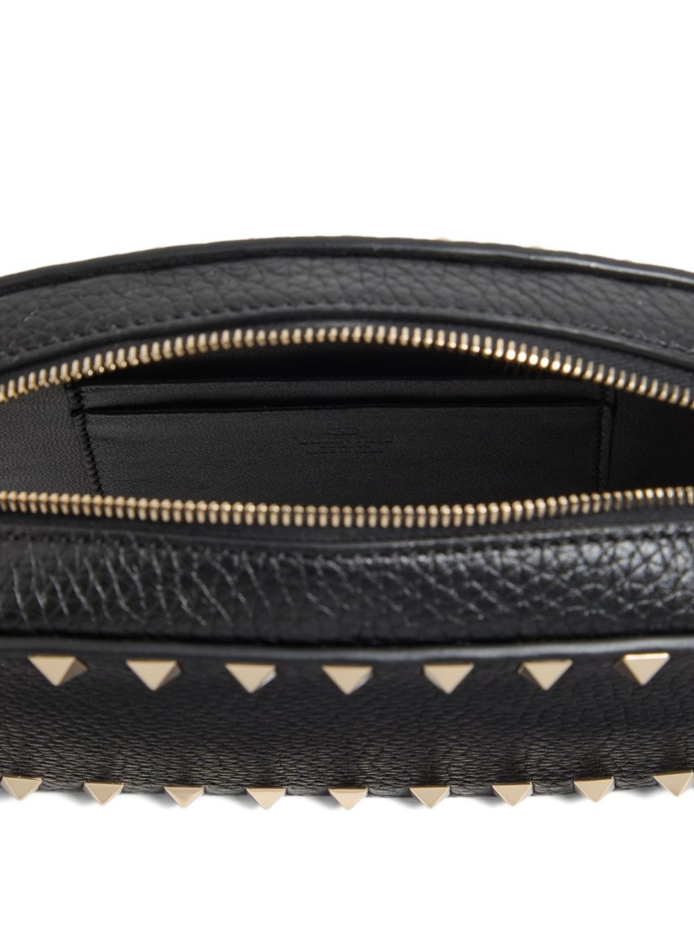 Valentino Garavani Mini Rockstud Shoulder Bag In Grainy Calfskin